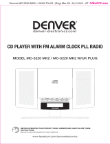 Denver CD Player Manuel utilisateur