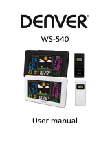 Denver WS-540BLACK Manuel utilisateur