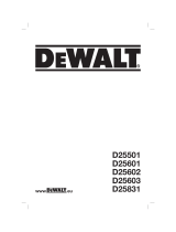 DeWalt D25602 Le manuel du propriétaire