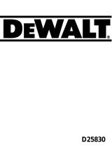 DeWalt D25830 Manuel utilisateur