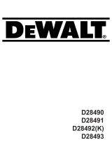 DeWalt D28490 T 1 Le manuel du propriétaire