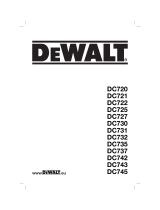 DeWalt DC722K Le manuel du propriétaire