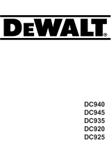 DeWalt DC 920 Le manuel du propriétaire