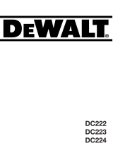 DeWalt DC222 Manuel utilisateur