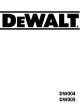 DeWalt dw 004k2-qw Le manuel du propriétaire