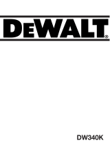 DeWalt DW340K Manuel utilisateur
