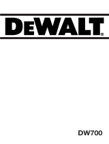 DeWalt DW700 Le manuel du propriétaire