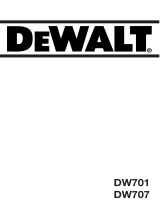 DeWalt DW701 Manuel utilisateur