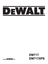 DeWalt DW717XPS T 3 Le manuel du propriétaire