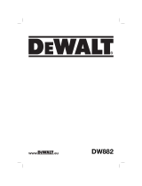DeWalt DW882 Manuel utilisateur
