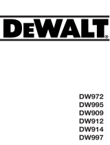 DeWalt DW997 Manuel utilisateur