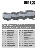 Waeco CoolFreeze CDF18, CDF26, CDF36, CDF46 Manuel utilisateur