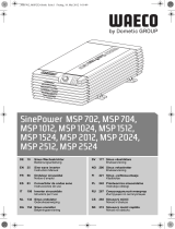 Dometic SinePower MSP702, MSP704, MSP 1012, MSP 1024 Mode d'emploi