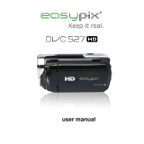 Easypix DVC-527 HD Manuel utilisateur