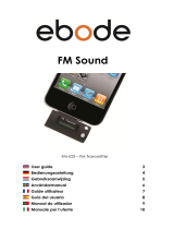 Ebode FM-iOS FM Transmitter Manuel utilisateur