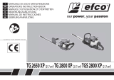 Efco TG 2800 XP Le manuel du propriétaire
