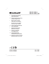 Einhell Expert Plus GE-CH 1846 Li Kit (1x2,0Ah) Manuel utilisateur