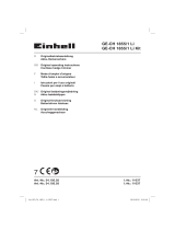 Einhell Expert Plus GE-CH 1855/1 Li Kit Manuel utilisateur