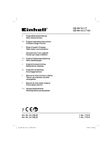 EINHELL GE-HC 18 Li T-Solo Le manuel du propriétaire