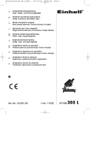 EINHELL RT-SM 305 L Mode d'emploi