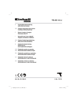 EINHELL Expert TE-CD 12 Li with 2nd Battery Manuel utilisateur