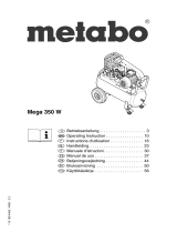 Metabo Air Compressor Mega 350 W Manuel utilisateur