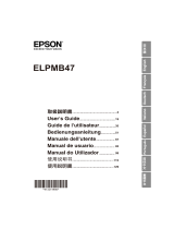 Epson ELPMB47 Low Ceiling Mount Mode d'emploi