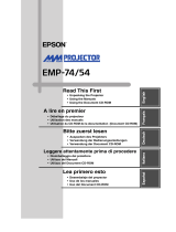 Epson EMP-54 Manuel utilisateur