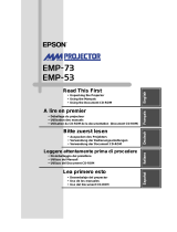 Epson EMP-73 Manuel utilisateur