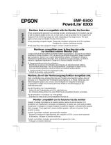 Epson PowerLite 8300i Manuel utilisateur
