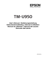 Epson Printer TM-U950 Manuel utilisateur