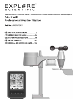 Explore Scientific Professional WIFI colour Weather Center 5-in-1 V Le manuel du propriétaire