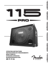 Fender 115 Pro Le manuel du propriétaire