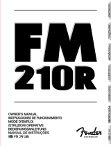 Fender FM 210R Manuel utilisateur