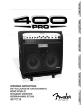 Fender 400 Pro Le manuel du propriétaire
