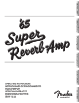 Fender 65 Super Reverb-Amp Manuel utilisateur