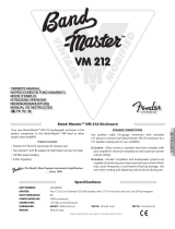 Fender Band-Master VM 212 Enclosure Manuel utilisateur