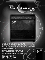 Fender Musical Instrument Amplifier 100 Manuel utilisateur