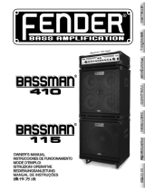 Fender Bassman 115-410 Manuel utilisateur