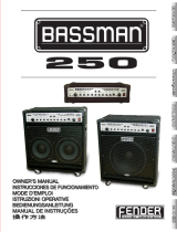 Fender Bassman 250 Manuel utilisateur
