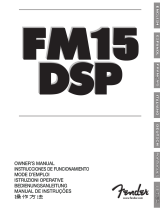 Fender FM 15 DSP Le manuel du propriétaire