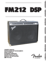 Fender Musical Instrument Amplifier FM 212 DSP Manuel utilisateur