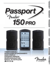 Fender Passport 150 Pro Le manuel du propriétaire