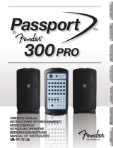 Fender Passport 300 Pro Le manuel du propriétaire