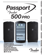 Fender Passport® 500 Pro Le manuel du propriétaire
