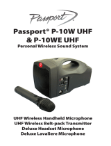 Fender Passport P10W UHF Le manuel du propriétaire