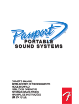 Fender Passport® P80 Le manuel du propriétaire