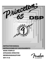 Fender Princeton 65 DSP Le manuel du propriétaire