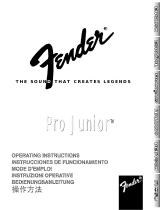 Fender Pro Junior Le manuel du propriétaire