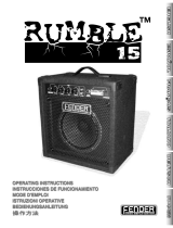Fender Rumble 15 Le manuel du propriétaire